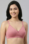 Zivame Beautiful Basics Double Layered Non Wired 3/4th Coverage T-Shirt Bra - Lobster Bisque — thumbnail 5